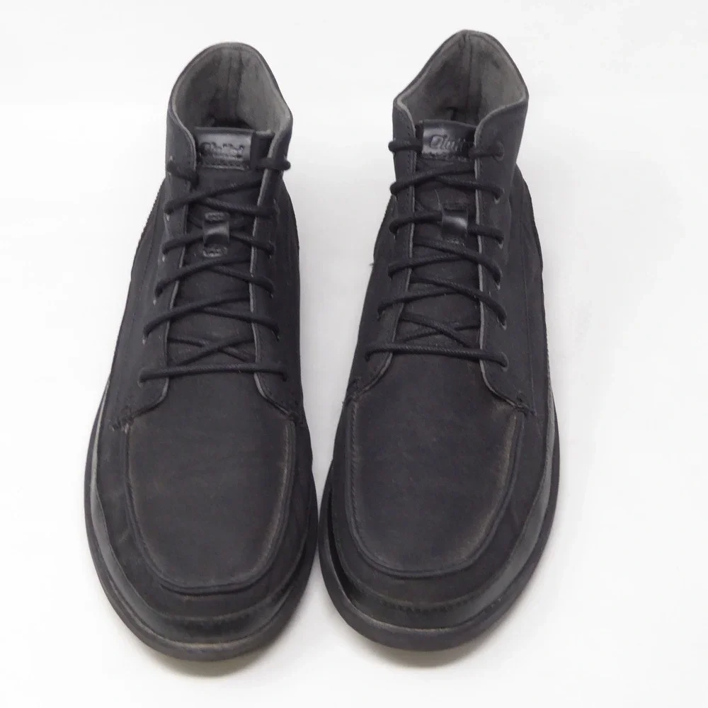 OluKai Mens Nalukai Kapa Boot Black Textile Chukka 10.5